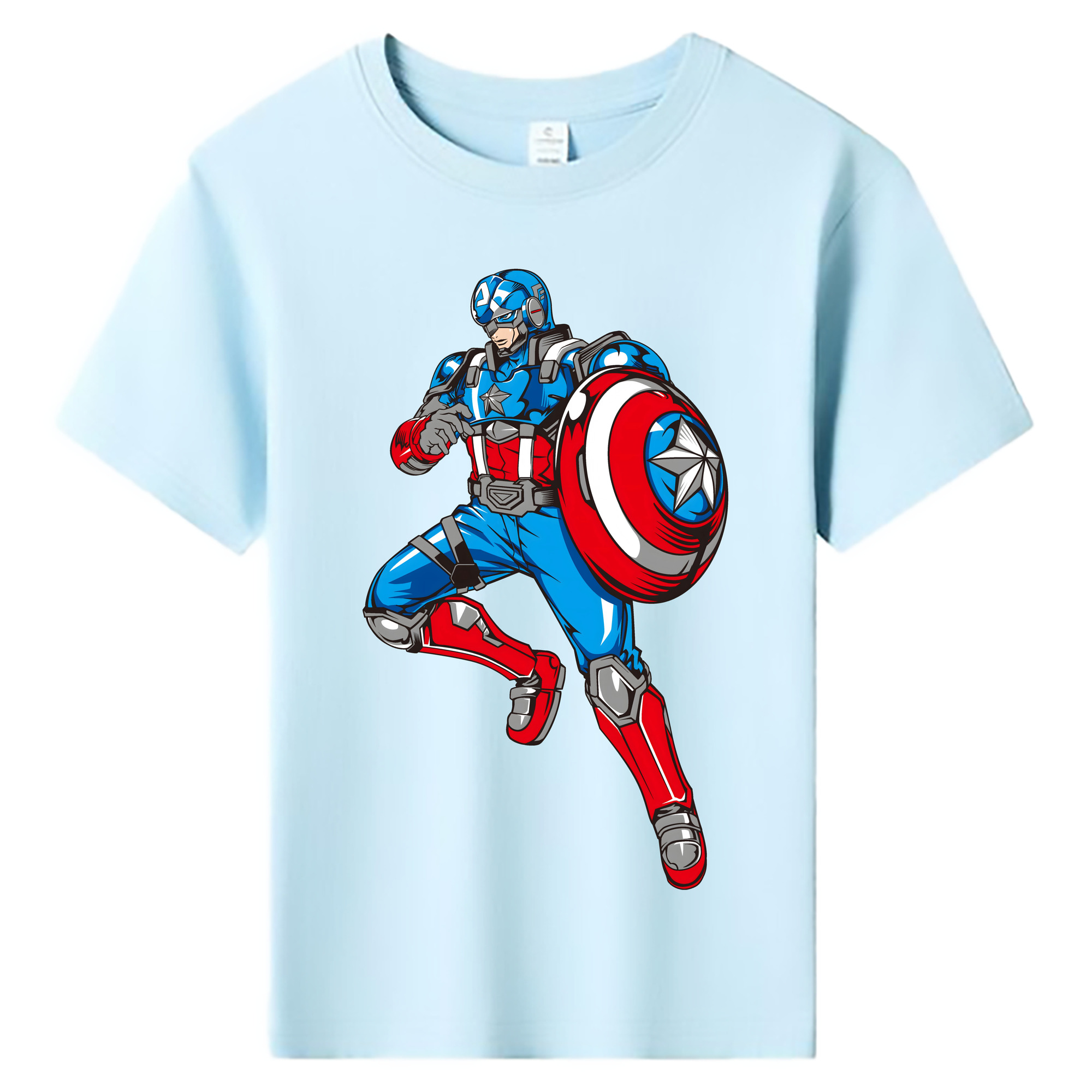 （画像用） アベンジャーズ The Avengers 綿100％キッズTシャツ（フロントプリント）